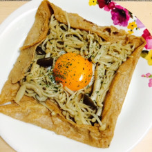 リボーンマイセルフレシピ「全粒粉ガレット」