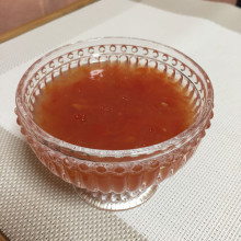 リボーンマイセルフレシピ「さっぱりトマト寒天」