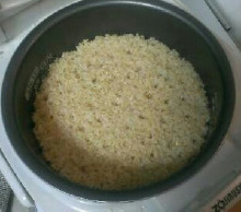 リボーンマイセルフレシピ「玄米のおいしい炊き方」