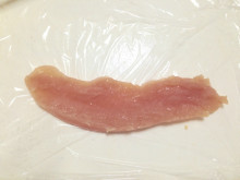 リボーンマイセルフレシピ「鶏ささみの梅しそ巻き☆」　