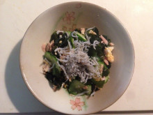 リボーンマイセルフレシピ【ツナと炒りたまごの酢の物】