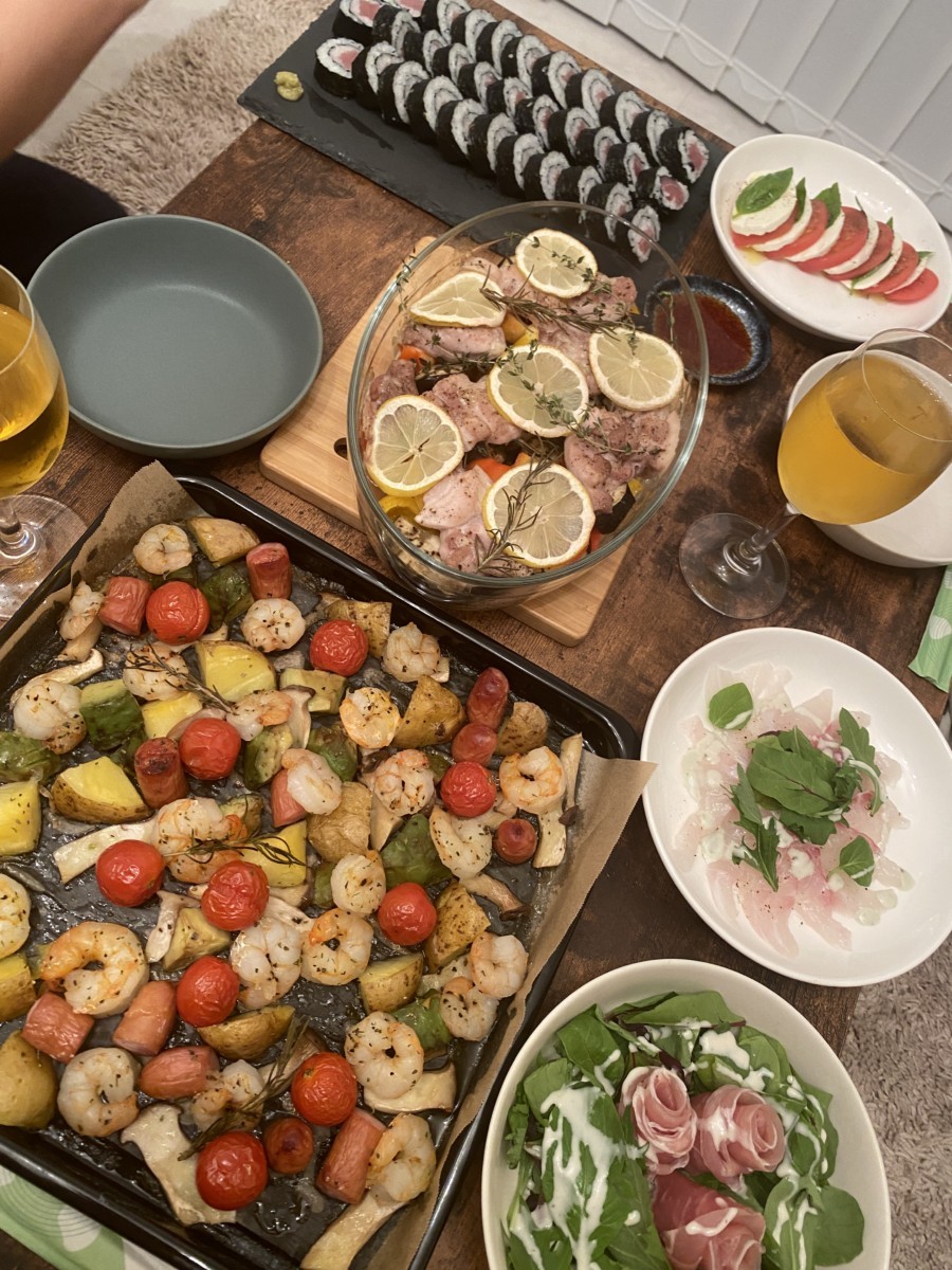 自宅で手作りパーティ風ヘルシーレシピ⭐