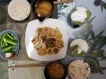 ?メカジキのレモンステーキ?