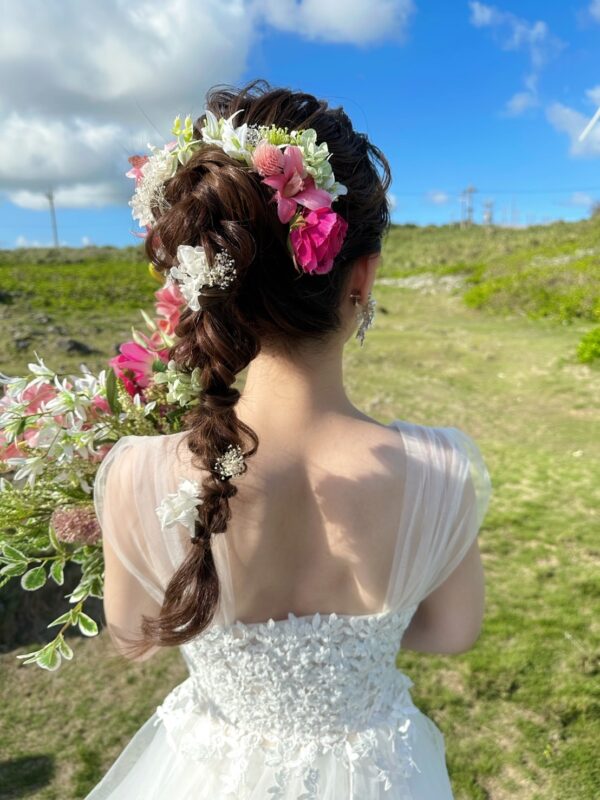 お客様から前撮りのお写真をいただきました✨