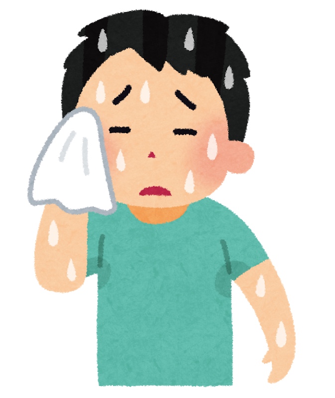 汗をかいていきましょう！