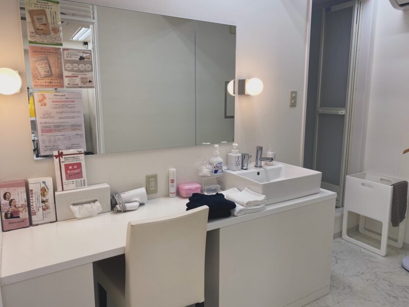 個室で完備をしております！