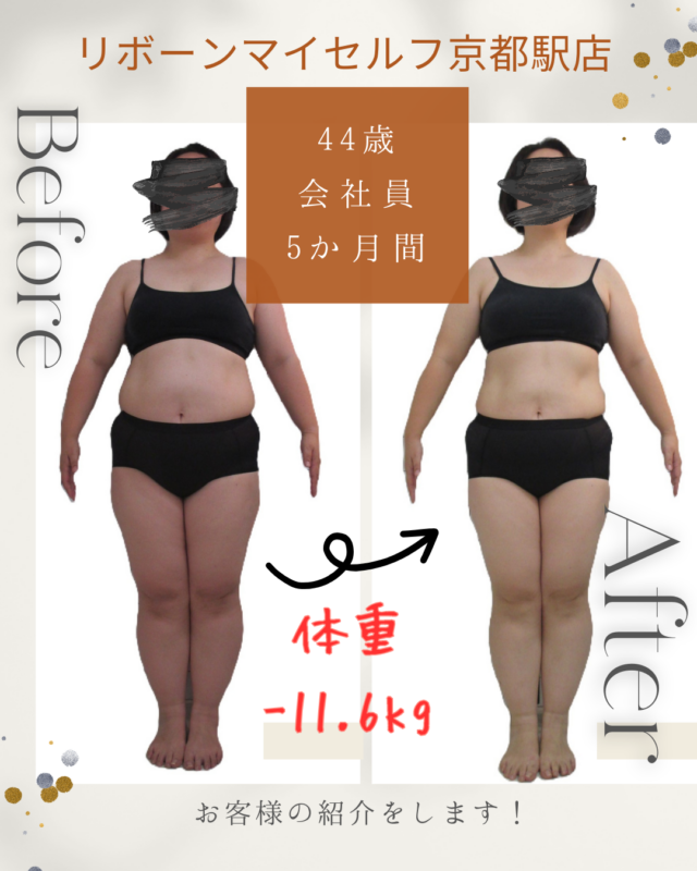 目標体重達成されました！