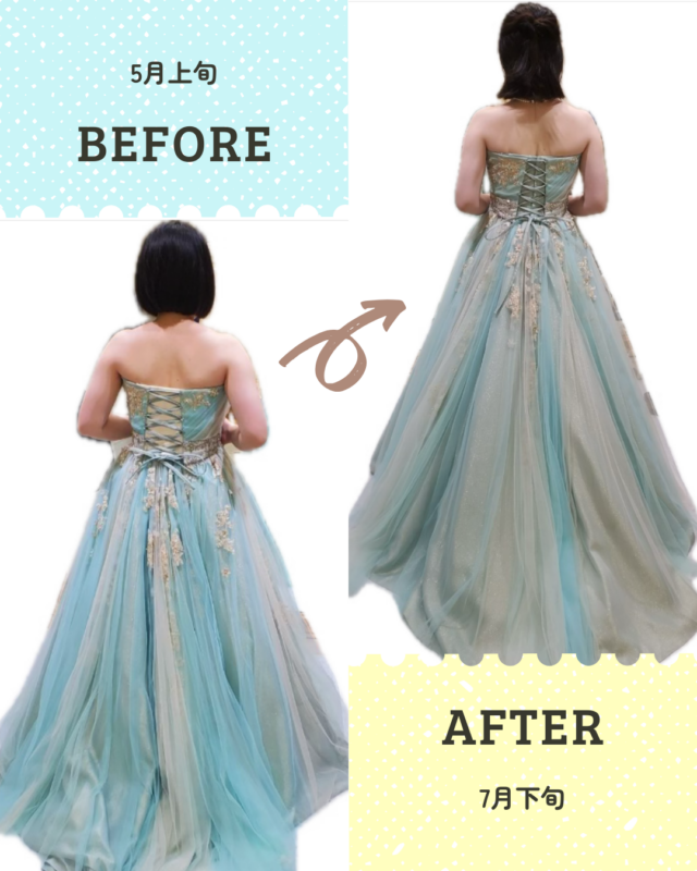 ウエディングのお客様💘～ビフォーアフター～