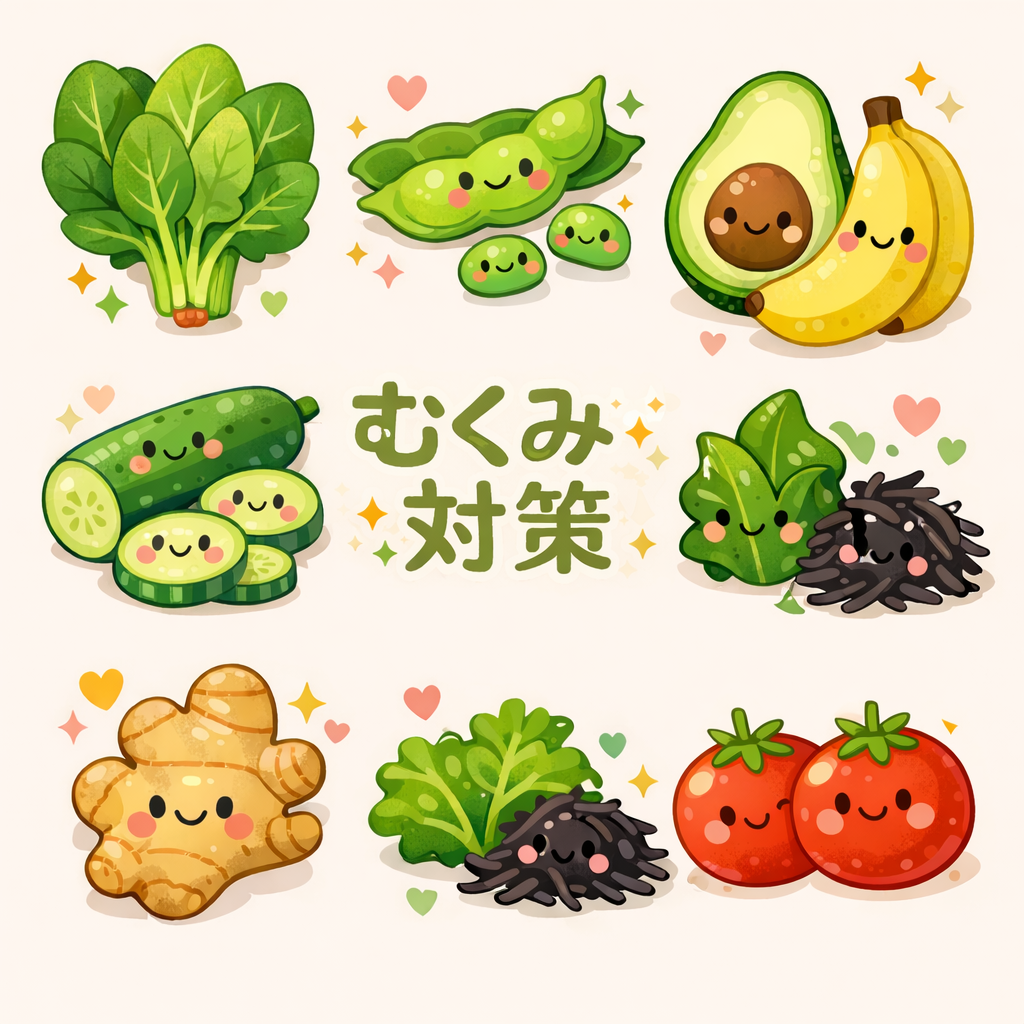 むくみ対策🌿おすすめ食材